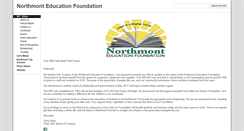 Desktop Screenshot of northmonteducationfoundation.org